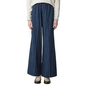 Wide Leg Denim Jeans